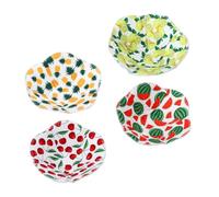 GALPADA 4 Set Coperchio Della Ciotola Termico Piastra Per Pastiglie Calde Caldo Supporto Per Ciotola Per Microonde Abbraccio Zuppa Ciotole Cotone Poliestere 4 Pezzi*4
