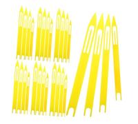 GALPADA 40 Pezzi Navette in Plastica per Riparazione Reti da Pesca Completo per Tessitura e Rammendo Strumenti Leggeri e Maneggevoli per Estendere la Durata delle Reti Facili da Usare per