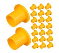 GALPADA 40 Pezzi Tappi Protezione per Rinforzo in Plastica Coperture Sicurezza per Barre D'armatura e Tappi Protettivi Leggeri e Resilienti per Edili