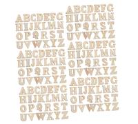 GALPADA 416 pezzi Lettere in Legno Non Finite Blocchi Alfabetici Rustici per Decorazioni Te Artigianato Creativo e Pittura Personalizzata