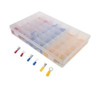 GALPADA 480 pezzi Kit Connettori per Cavi Isolati in Gomma Terminali Freddo Crimpati Anello Spina Forcella Maschio Femmina per Collegamenti Elettrici Rapidi e Sicuri Resistente Intemperie