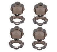 GALPADA 4pezzi Coprimanopole Per Fornello Gas Protezione Di Sicurezza Traslucida Per Ragazzo Ragazza Ragazza Impedisce Uso Improprio Di Manopole Coperchio Di Sicurezza Facile Da Installare