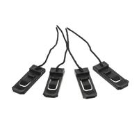 GALPADA 4pezzi Fibbie per Pinne da Surf Nero in Nylon Compatibili Tavole da Surf Gonfiabili e Paddle Board Clip per Pinne Divisore d Acqua Clip di Coda per e Paddle Board