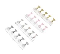GALPADA 4sets Supporto per Manicure in Espositore per Unghie Finte di Organizer per Nail Art Base Multiangolo per Pratiche Attrezzatura Riutilizzabile per Saloni e Insegnamento