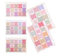 GALPADA 5 fogli Etichette Indice Bibbia Adesive con Lettere Dorate Linguette Pagine per Studio Biblico Decorativo per Donne Facile Riferimento e Organizzazione Libri Sacri