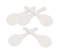 GALPADA 5 Miniature Rice Spoon in Lightweight Plastic Realistic Mini Kitchen Utensils For Dollhouse Decoration Child Friendly And Safe Pretend Play Accessories