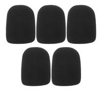 GALPADA 5 Pezzi Copertura Antivento per Microfono Palmare Protettiva ad Alta Densità per Isolamento Rumore e Filtraggio Pop Fodera Morbida per Karaoke e Performance Live