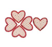 GALPADA 5 Pezzi Love Flash Flash Drill Spit Pin di moda perno smaltato a cuore Spilla da uomo in metallo spille da bavero per donna spilla a cuore dell'amicizia spille da donna lega