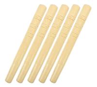 GALPADA 5 Pezzi Manici in Legno Manico Robusto e Confortevole per Attrezzi da Giardino Leggeri e Facili da Installare in Legno Khaki per Zappe e Falci