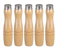 GALPADA 5 Pezzi Manico in Legno per Lima e Raspa, Foro Interno 4,8mm, Beige | Impugnatura Ergonomica, Controllo e Presa Confortevole, Resistente Agli Urti, per Utensili Manuali