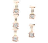 GALPADA 5 Pezzi Orologio Da Tavolo Per Infermieri Distintivo Orologio Elettronico Per Infermieri Orologio Da Petto Elettronico Spilla Da Infermiera Orologio Con Di Seconda Mano Per
