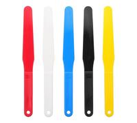 GALPADA 5 pezzi Spatole per Pittura in Plastica Raschietti Flessibili per Miscelazione Colori e Tecniche Artistiche Ergonomiche Antiscivolo Adatte per Pittura Acrilica e Colore Casuale