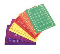 GALPADA 5 Set Carte Divinatorie per Spettacoli Interattivi in Carta Numeri per Giochi di Telepatia e Previsioni Futuristiche, per Palco e Feste