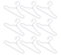 GALPADA 50 Mini Grucce in Metallo per Bambole Appendini Resistenti Antiruggine per Vestiti Bambolotti Bambina Accessori Miniature Casa Bambole Organizzazione e Esposizione