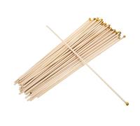 GALPADA 50 Pezzi Aste per Bandiere Bamboo Portabandiera Leggero e Portatile per Feste e Eventi Design a Leva Facile da Usare Resistente e Stabile per Uffici Fiere e Conferenze