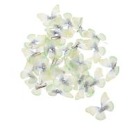 GALPADA 50 Pezzi Clip per capelli farfalla Accessori per acconciatura Testamento del matrimonio Light Green