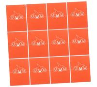 GALPADA 50 Pezzi Halloween Pumpkin Place Cards Paper For Festive Table Settings Compact For Thanksgiving Dinner Banquets And Seasonal Party Decorations