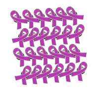 GALPADA 50 pezzi Spille Nastro Smaltate per Consapevolezza e Solidarietà Spille in Lega Leggera per Supporto Carità e Salute Distintivi Simbolo per Eventi Benefici