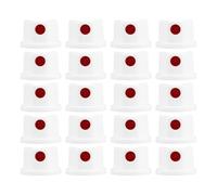 GALPADA 50 Pezzi Ugelli per Vernice Spray per Graffiti in Plastica Bianca Tappi di Ricambio per Bombolette Spray Accessori per Pittura Fai da Te Riparazioni Auto e Decorazioni