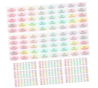 GALPADA 500 pezzi Etichette Adesive Qc Passed Ovali Resistenti all per Magazzino e Controllo Qualità PVC Autoadesive Facili Applicare e Rimuovere