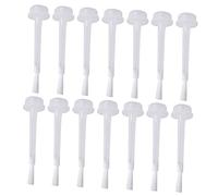 GALPADA 50pezzi Pennelli Nail Art in Bianca Ricambio Per Smalto Liquido Immersione Accessori Professionali Per Saloni e Uso Domestico Manicure