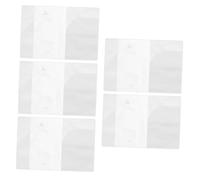 GALPADA 5pezzi Copertura Passaporto Trasparente Confezione Da Cinque Custodia Protettiva Per Documenti Portapassaporto Leggero e Compatto Per Viaggi e Famiglie