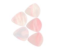 GALPADA 5pezzi Plettro in Resina per Chitarra Plettri per Basso e Ukulele Forma Ergonomica Cuore per Presa Sicura Colore Vibrante per Aspetto Elegante Resistente all Usura per Ottimizzato