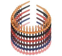 GALPADA 6 Pezzi Cerchietti Onde Donna in Plastica Leggeri alla Moda per Acconciature Perfette in Varie Occasioni e Feste