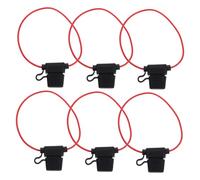 GALPADA 6 pezzi Kit Porta Fusibili Inline per Auto Supporto Fusibile in Resistente Installazione Rapida senza Saldatura Compatibile con Circuiti Elettrici e Protezione Batteria Auto
