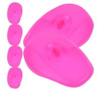 GALPADA 6 Pezzi Paraorecchie in Silicone per Parrucchiera 7,5X5X2 CM Protettivi e Riutilizzabili per Cura Personale a Casa e Lavaggio Chioma