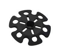 GALPADA 6 Pezzi Set Accessori per Bastoni da Trekking Cestello Neve, Nero | Lega di Alluminio, Antiscivolo e Resistente alle Intemperie, per Fast Hiking e Backpacking Bastoni