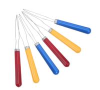 GALPADA 6 Pezzi Strumento Rapido per Bottoni, Button Helper Tool For Elderly, Plastico e Acciaio Inossidabile, Rosso/blu/giallo, per Bottoni di Camicie e Pantaloni, Sartoria e Industria