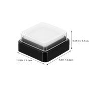 GALPADA 6 Pezzi Tamponi Vuoti per Timbri Diy Portatili e Pratici Ink Pads Riutilizzabili per Scrapbooking e Embossing
