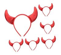 GALPADA 6pezzi Cerchietto Diavolo Per Halloween e Accessori Per Costumi Divertenti Per e Adulti