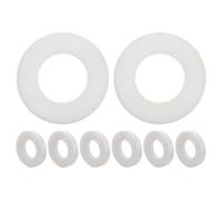 GALPADA 8 Pezzi Accessori per Legatrice da Giardino in Plastica Bianca, Regolabili per Piante Rampicanti e Rami, per Orticoltura e Giardinaggio All'aperto, Uso Efficiente
