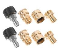 GALPADA 8 Pezzi Kit Connettore Rapido per Idropulitrice, Raccordo M22 | Filettatura Robusta, Sostituzione Semplice, Struttura Resistente, per Tubo Acqua e Pistola, Accessorio Pratico