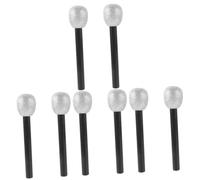 GALPADA 8 Pezzi Microfono Giocattolo Simulato Glitter Microfono Leggero per Accessorio Party e Compleanni Decorazione Palco per Ragazzi e Ragazze