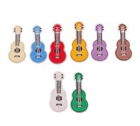 GALPADA 8 Pezzi Toppe Ricamate a Forma di Chitarra in Filo di Poliestere Colore Assortito, Pratiche e Comode per Gonne e Jeans, per Negozi di Abbigliamento