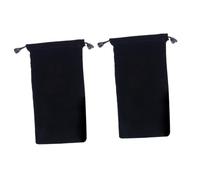 GALPADA 8 Pz Guarda La Borsa Di Stoffa Custodia Da Viaggio Per Gioielli Borsa Per Orologi Custodia Per Gioielli Con Coulisse Buste Astuccio Per Orecchini Custodia Per Orologio Black