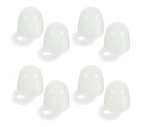 GALPADA 8 Set Tappi Copribulloni per Wc in Plastica con Rondelle, Design Elegante e Rotondo, Compatibilità, per Accessori Bagno e Pulizia Facile in Bagno