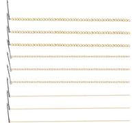GALPADA 9pezzi Clip per Chioma Catena a Nappa Lunga in Alluminio Oro, Design Fermaglio Stabile per Donne e Ragazze, Accessorio Moda Punk e Delicato