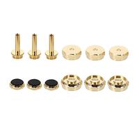 GALPADA a Pressione Per Tromba - Set 10 Pezzi - in Metallo Resistente Con Fibbie Regolabili Accessori Per Strumenti Musicali Professionali e Amatoriali