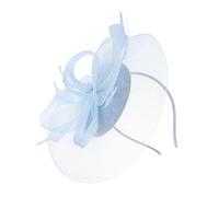 GALPADA Accessori Per in Rete Maglia Netto Uv Fasce Per La Testa Signore Copricapo Di Moda Accessori Per Per La Sposa Cappelli Da Donna Cappello Da Tè Nuziale Sky-blue