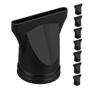GALPADA Accessori Ugello per Asciugacapelli in Plastica Nera 8 Pezzi Concentratore Stretto 4-4,8 Cm per Styling Professionale e Viaggi
