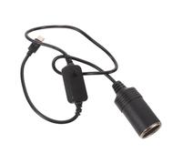 GALPADA Adattatore USB C per Accendisigari Auto 36w 12v Cavo Nero | PVC e Rame, Connessione Stabile Plug And Play, per Ricarica Veicolo e Viaggi su Strada