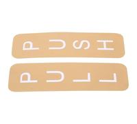 GALPADA Adesivo per Porta Push Pull in Pvc Oro, Facile da Pulire e Mantenere, Decorazione Elegante per Porte di Casa e Ufficio