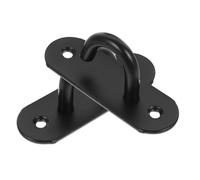 GALPADA Ancoraggio da Muro per Fasce di Resistenza in Acciaio Inossidabile Nero, Gancio Resistente ad Alta Tenuta, 2 Pezzi per Allenamento Indoor e Outdoor