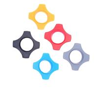 GALPADA Anelli Circolare 5 Silicone Antiscivolo e per a Microfono Pezzi in Assorbimento Urti Forma 6 Angoli per Microfoni in Sala Conferenze e Ktv