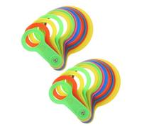 GALPADA Anelli di Misurazione della Frutta in Plastica 2 Pezzi per Dimensioni Agrumi e Classificazione Frutti Strumento Utile per Misurare e Valutare