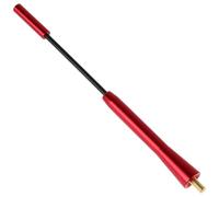 GALPADA Antenna per Auto Rossa in Lega di Alluminio Telescopica Regolabile Design per Sostituzione e Miglioramento del Segnale Radio